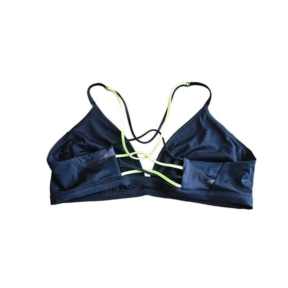 Athleta womens Sz XL black camo freestyle bikini top - Picture 2 of 6